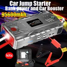 95600 мАч высокой Мощность автомобиль скачок стартер Тип-C 12V Портативный пусковое устройство Мощность автомобиля банка Зарядное устройство для автомобиля Батарея пусковое устройство
