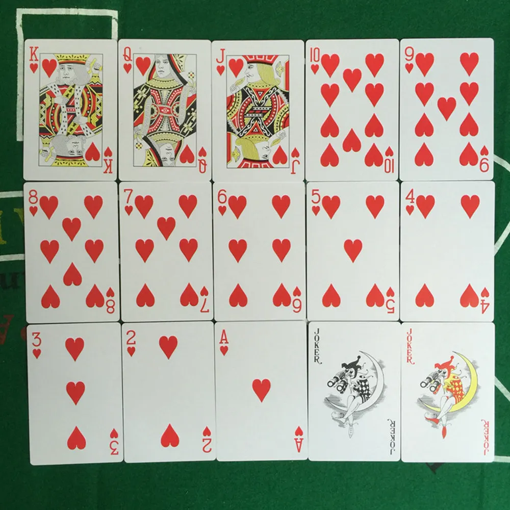 K8356 10 компл./лот Baccarat Texas Hold'em пластиковые игральные карты водонепроницаемые атласные для покера карточная доска мост игра 2,28*3,46 дюймов