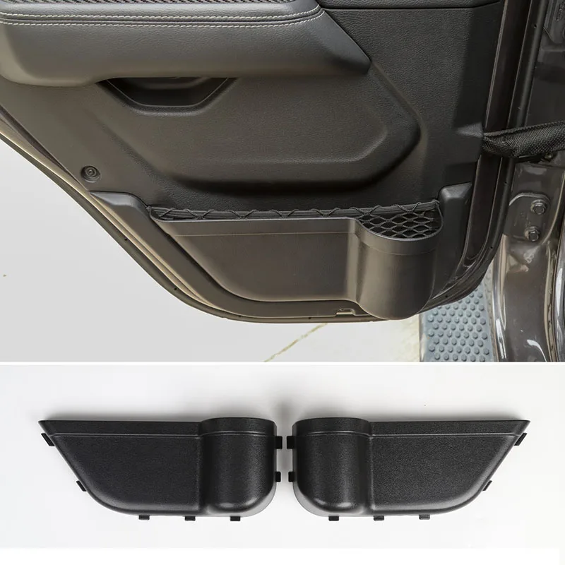 Door Pocket Rear Storage Pockets Organizer Box for 2018 2019 Jeep Wrangler JL 4-Door Net Replacement Black | Автомобили и