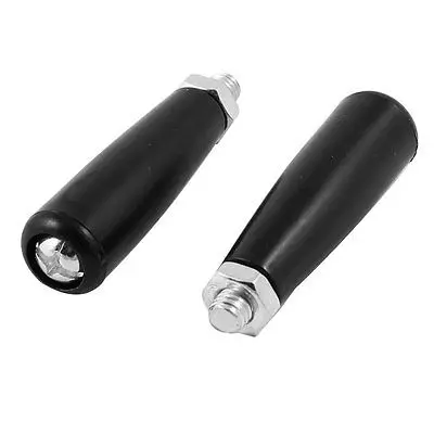 

4.9mm Hex Socket Head to 8mm Male Thread Revolving Handle Grip 2 PCS