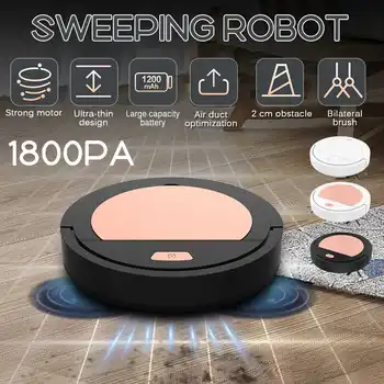 

1800PA Automatic sweeping robot lazy household charging cleaning machine intelligent vacuum cleaner Strong Suction Sweeper