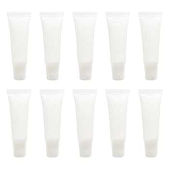 

10pcs/set Multifunction Cosmetic Containers Travel Lip Empty Tube Home Portable Makeup Tool Mini Clear Cream Refillable Bottles