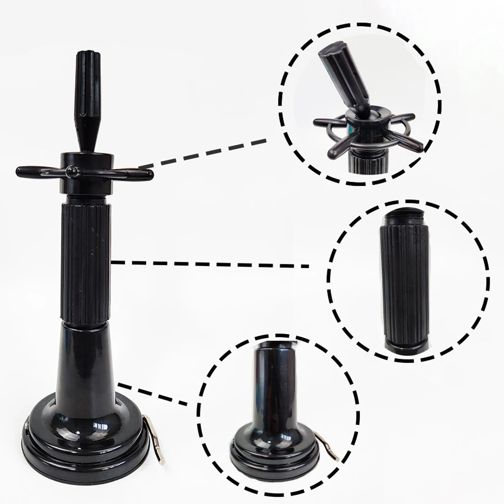 Tabletop Mannequin Head Doll Stand with Suction Cup Hairdressing Wig Cap Display Holder Universal 15''