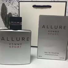 1:1 Original Allure Sport 100 мл! Мужской парфюм с фирменной оригинальной посылка мужской парфюм длительный мужской аромат