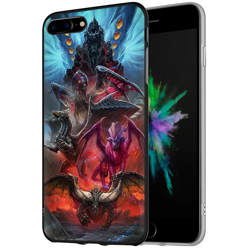 Силиконовый чехол для телефона EWAU Monster Hunter Для iPhone 5 5S SE 6 6s 7 8 plus X XR XS Max