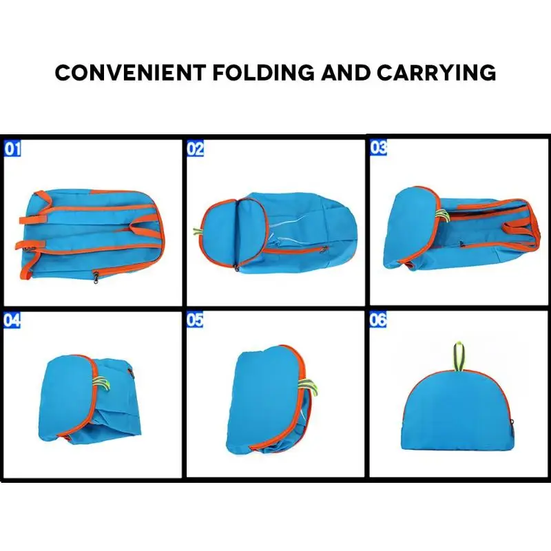 Открытый спортивный нейлоновый рюкзак для путешествий складной водонепроницаемый рюкзак для кемпинга