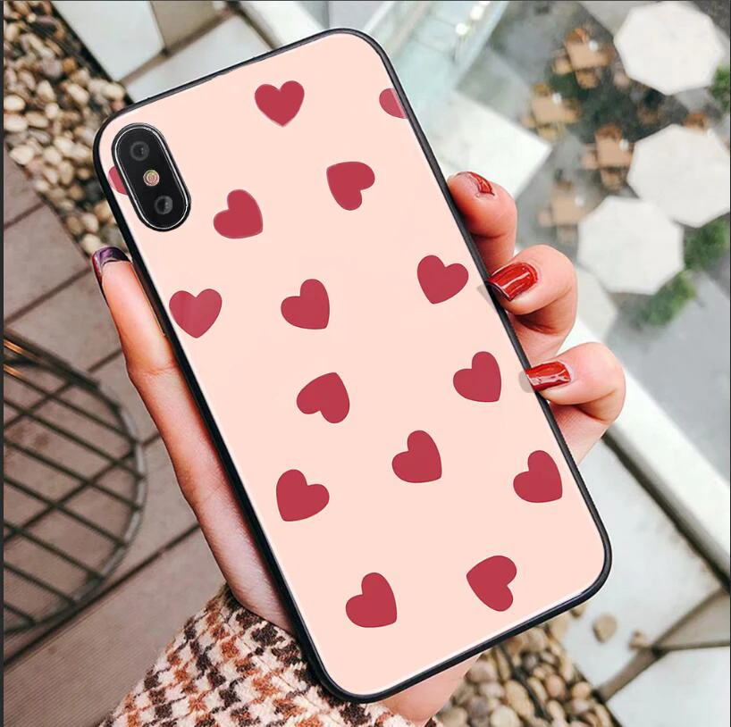Чехол для iPhone 6 6s 7 8 Plus XR XS max черные силиконовые чехлы розовые и абсолютно новые