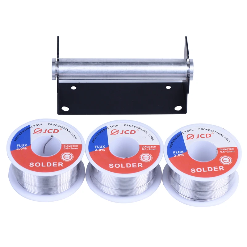

JCD 100g Soldering Wire Sn63/Pb37 Tin Lead Alloy Solder Wire with Rosin Core for Electrical Soldering Home DIY Work Wire Rack