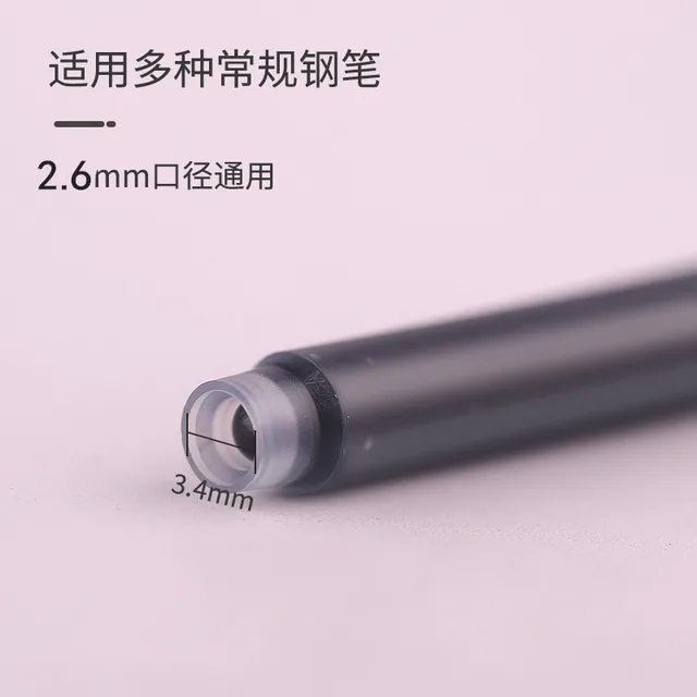 Jinhao High quality Fountain Pen ink refills diameter 2.6mm 3.4mm standards international Stationery Office supplies INK PEN 5