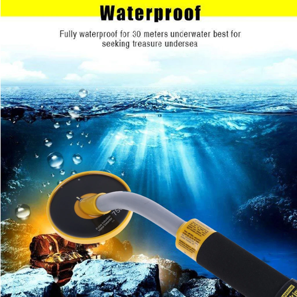 Подводный металлоискатель водонепроницаемый ручной Pinpointer импульсная Индукционная технология точное направление подводный 30 м