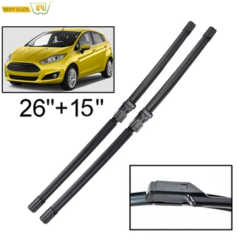 

Misima Windshield Windscreen Wiper Blades For Ford Fiesta MK6 Front Window Wiper 2008 2009 2010 2011 2012 2013 2014 2015 2016 17