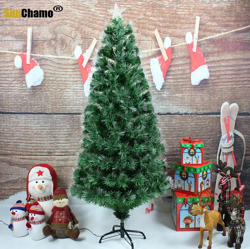 1 2 M 3mカラフルな繊維クリスマスツリークリスマス装飾装飾高級クリスマスツリー店舗の装飾ギフト 木 Aliexpress