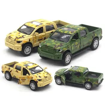 

Mini Camo off-Road Car Pull back Model with Light Sound Early Education Toy Camouflage Color for Boys Birthday Gifts