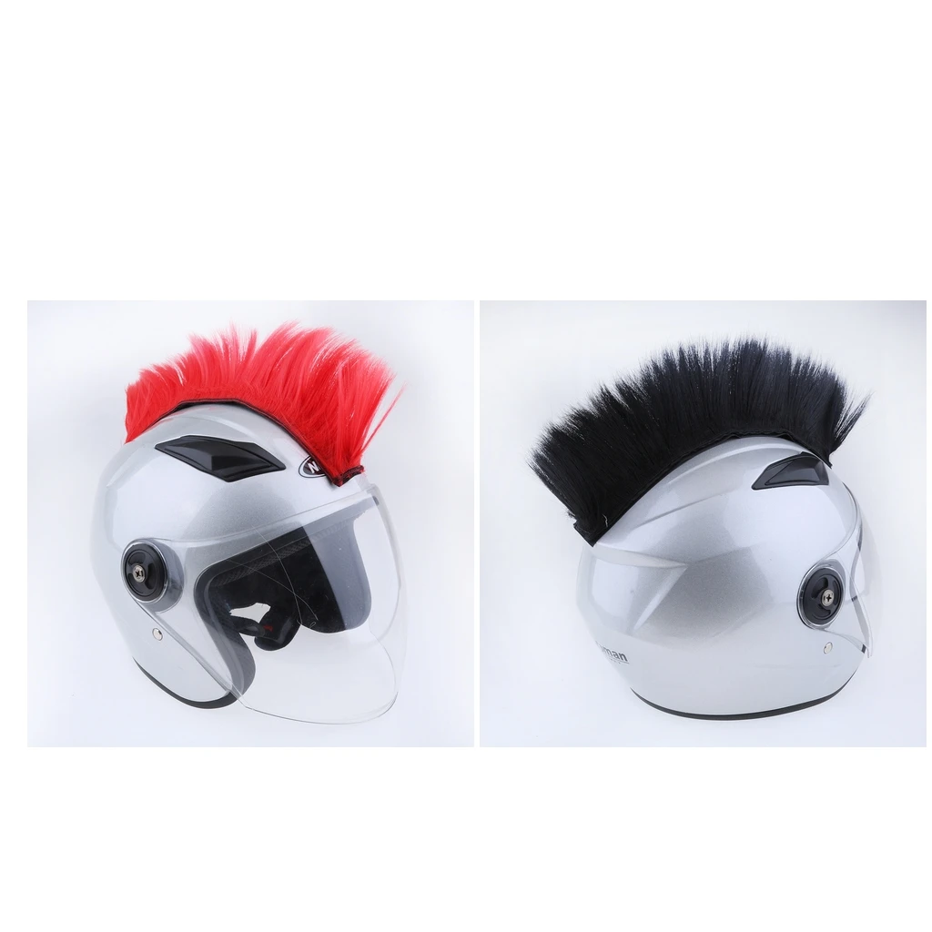 2 шт гоночный шлем Mohawk с липким клеем(красный и черный