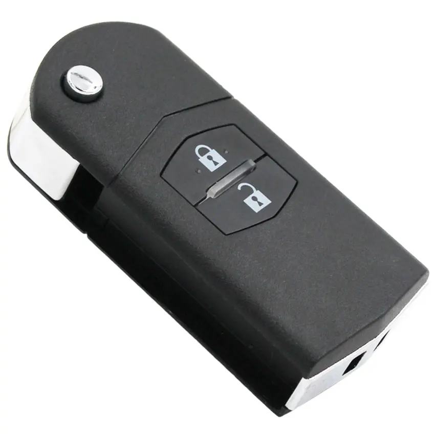 2 кнопки Модернизированный раскладной дистанционный Автомобильный ключ 315 МГц 4D63