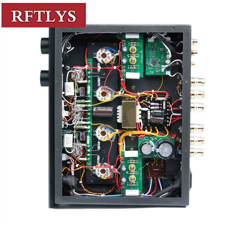 KT88 ламповый двухтактный усилитель, fever hifi pure bile amp, ручные леса, с Bluetooth, гармонические искажения: ≤1. 2%(1 кГц