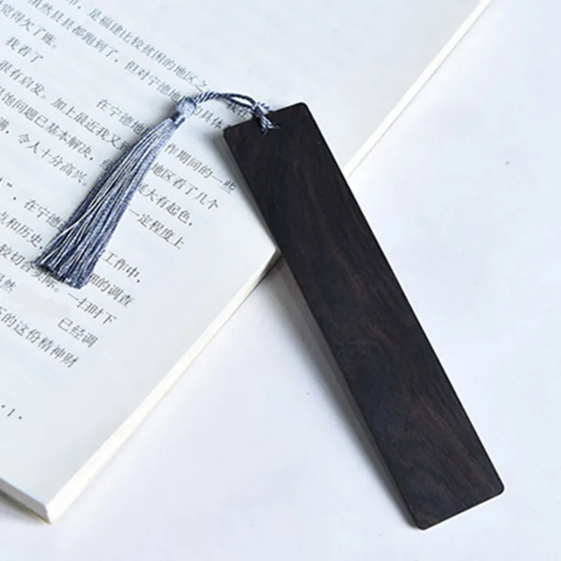2pcs Creative Wooden Bookmark Classical Chinese Style Gift - Цвет: 2pcs