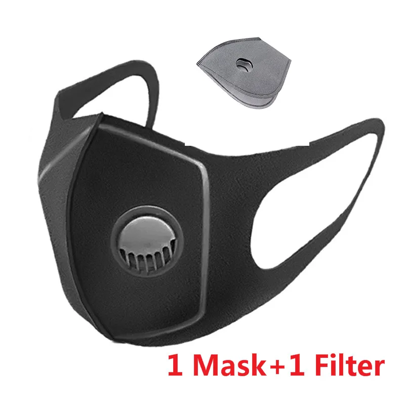 

Fashion Unisex Anti PM2.5 Mouth Healthy Mask Haze Valve Anti-dust Breathing Mask Activated Filter Respirator Mouth-muffle Mask