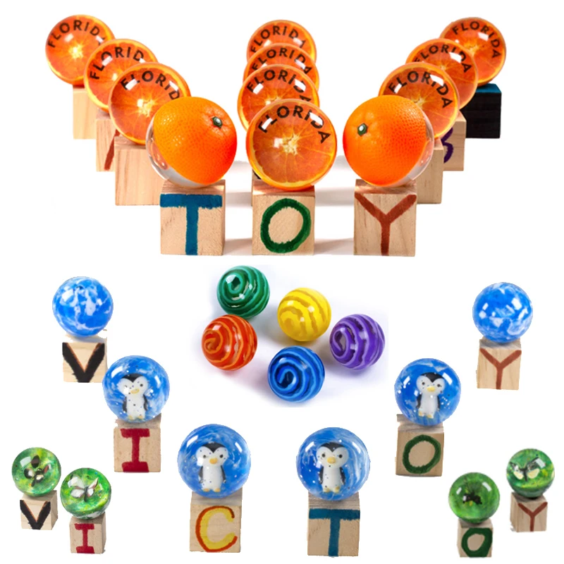 

Masafn 10pcs Funny toy 45MM Big Size bouncing Bouncy Ball Child Rubber Ball of Bouncy Toy Animal Fruit Color Party Favor Gift