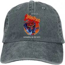 Judas Priest регулируемые дорожные хлопковые потертые джинсовые кепки Черные Шляпы