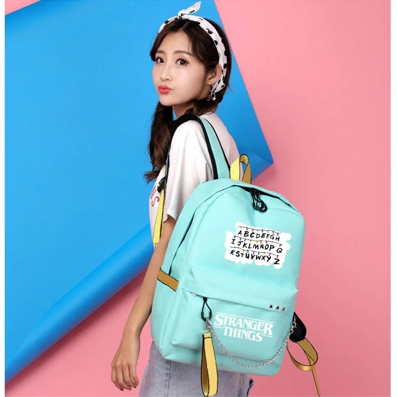 Странные вещи сумка Billie Eilish рюкзак для подростков мальчиков девочек детские школьные сумки Рэппер Женская Повседневная сумка студенческий рюкзак