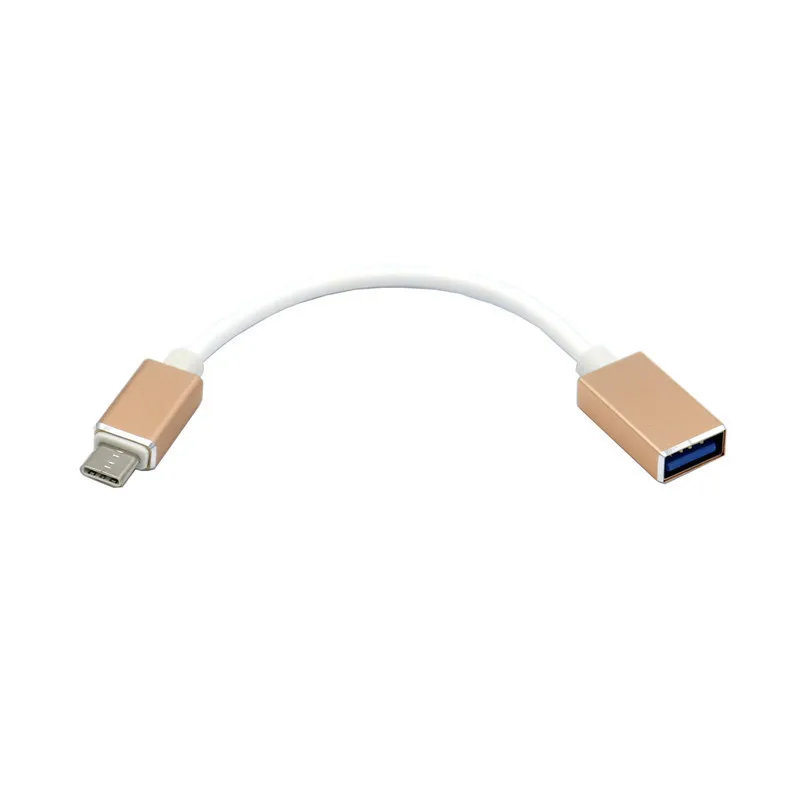 USB адаптер Тип C OTG USB кабель C штекер USB 3,0 A женский кабель адаптер для MacBook Pro samsung S9 USB-C OTG кабель
