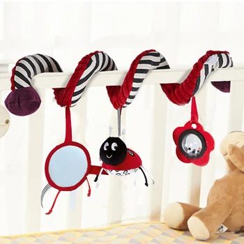 

Baby Rattles Mobiles Educational Toys For Children Teether Toddlers Bed Bell Baby Playing Kids Stroller Hanging Dolls