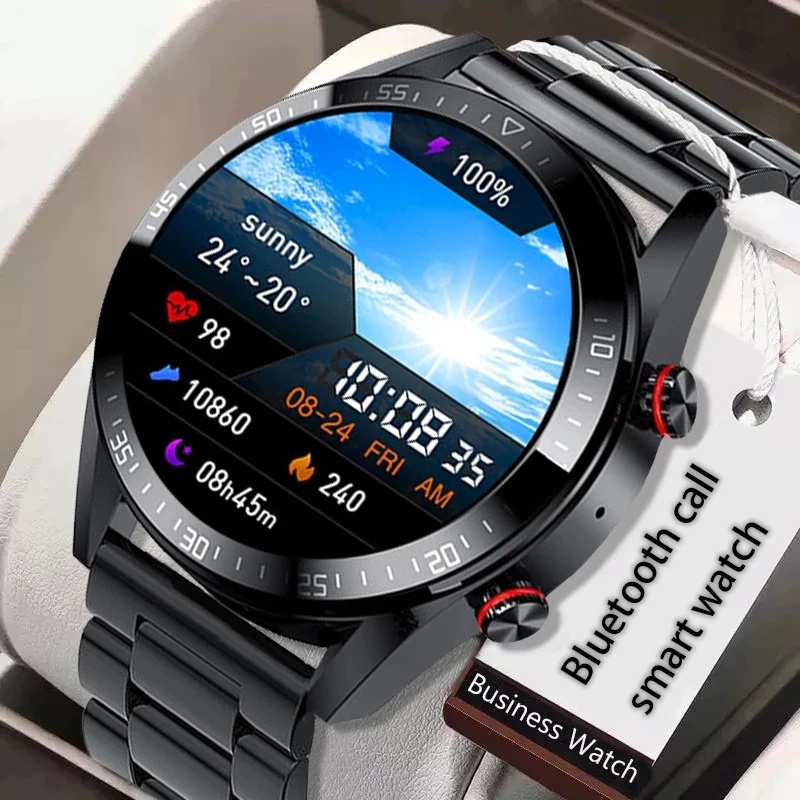 Новинка 2021 умные часы с экраном 454*454 мужские поддержкой Bluetooth звонков местной