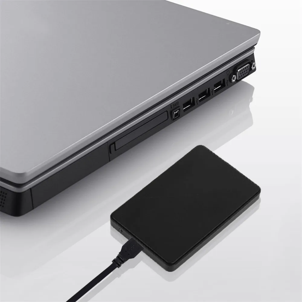 Высокоскоростной USB 3,0 жесткий диск Внешний корпус Чехол 2,5 дюймов SATA HDD корпус ABS коробка для жесткого диска поддержка 3 ТБ