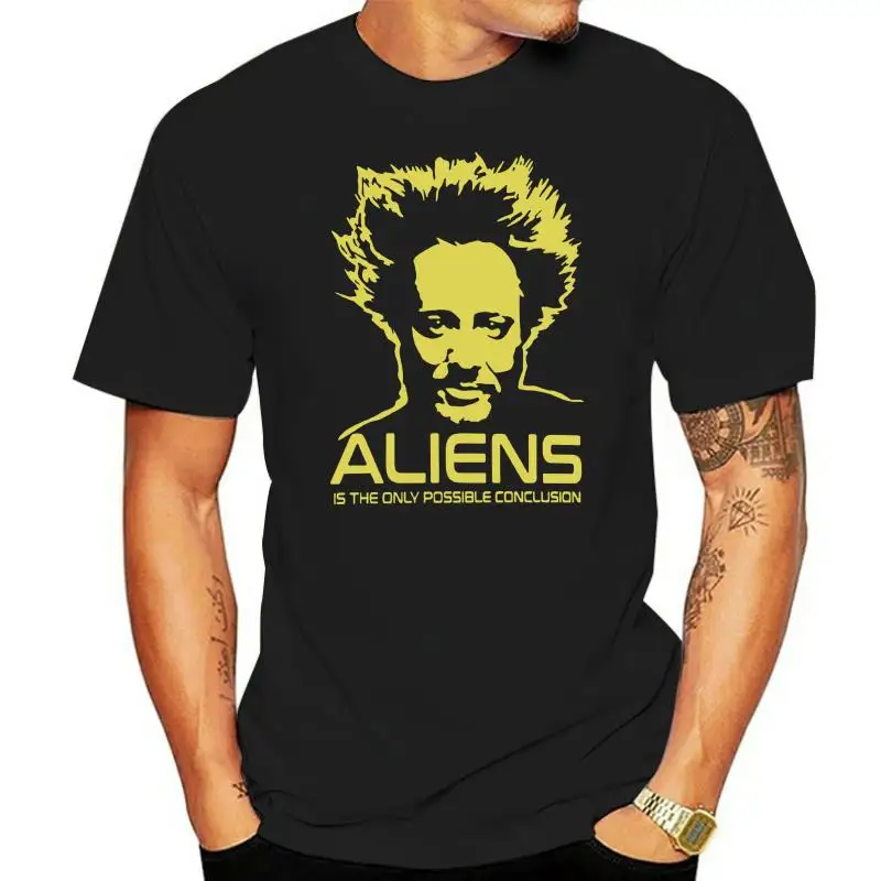 Мужская футболка с изображением древних пришельцев Giorgio Tsoukalos черная