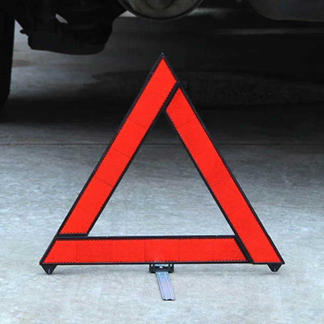 10 PCS Auto Heckstoßstange Warnung Kunststoff Reflektor und Schild (rot)