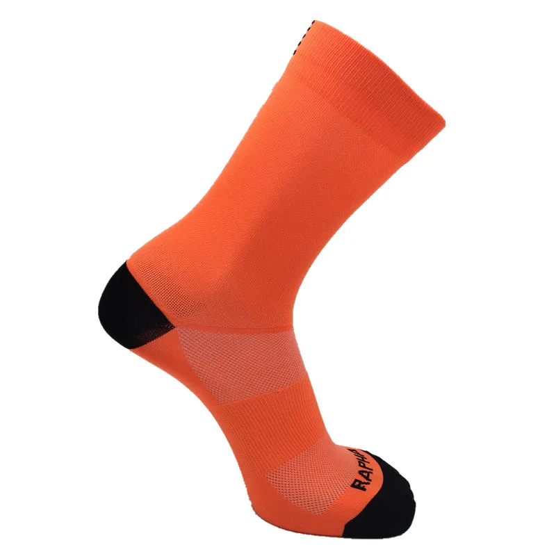 1pair Mid-Calf Cycling Socks For Cycling Running Sweat-absorbing Breathable Sports Socks For Men Women