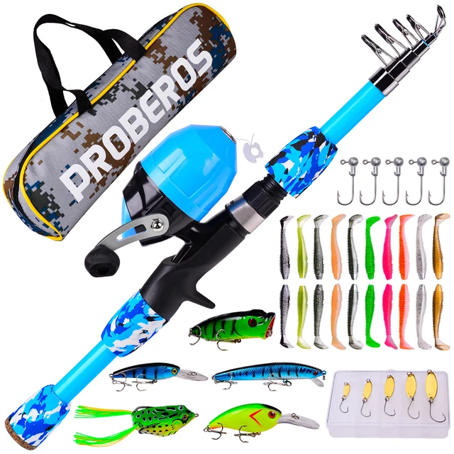 Sea Rod Set Mini Gun Handle Color Foam Fishing Rod Bag Combination