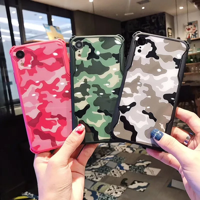 Камуфляжный ремешок чехол для телефона для iphone 11 pro max xs max x 8 7 6s анти-падение Чехол для мобильного телефона с плечевым шнурком