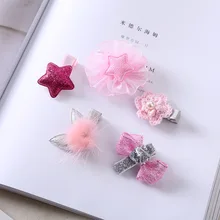 Милый головной убор принцессы и заколка для волос, интегрированный чехол для сиденья, детский боковой зажим, повязка на голову, аксессуары, Южная Корея, детская заколка