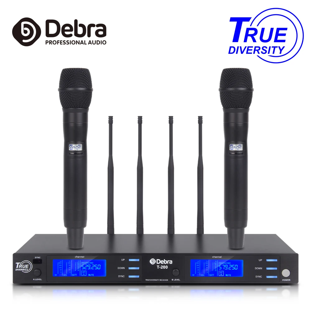 Clear sound!!T-200 True diversity 2channel UHF