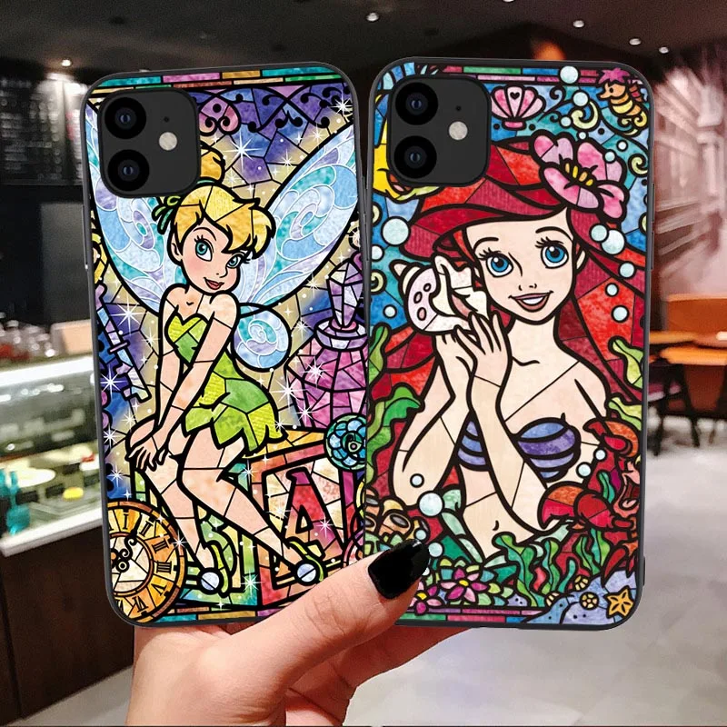 

Luxury art Cute Disneys Soft Case For iPhone 6 6S 7 8 Plus X XS Max XR Coque For iPhone 11 Pro Max Cartoon stitch Phone Cases