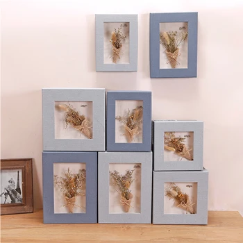 

Large square gift box beautifully decorated birthday gift box Valentine's Day gift box simple packaging box