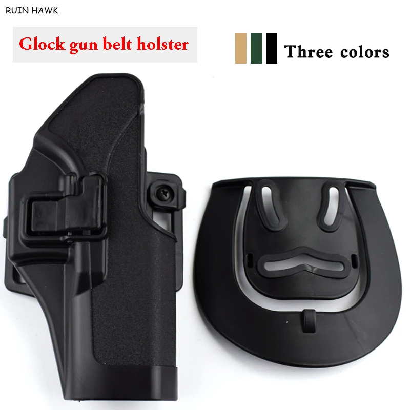 

Military Glock Gun Holster Tactical Gun Case Belt Hoslter For Glock 17 19 22 23 31 32 Airsoft Gear Hunting Gun Accessories