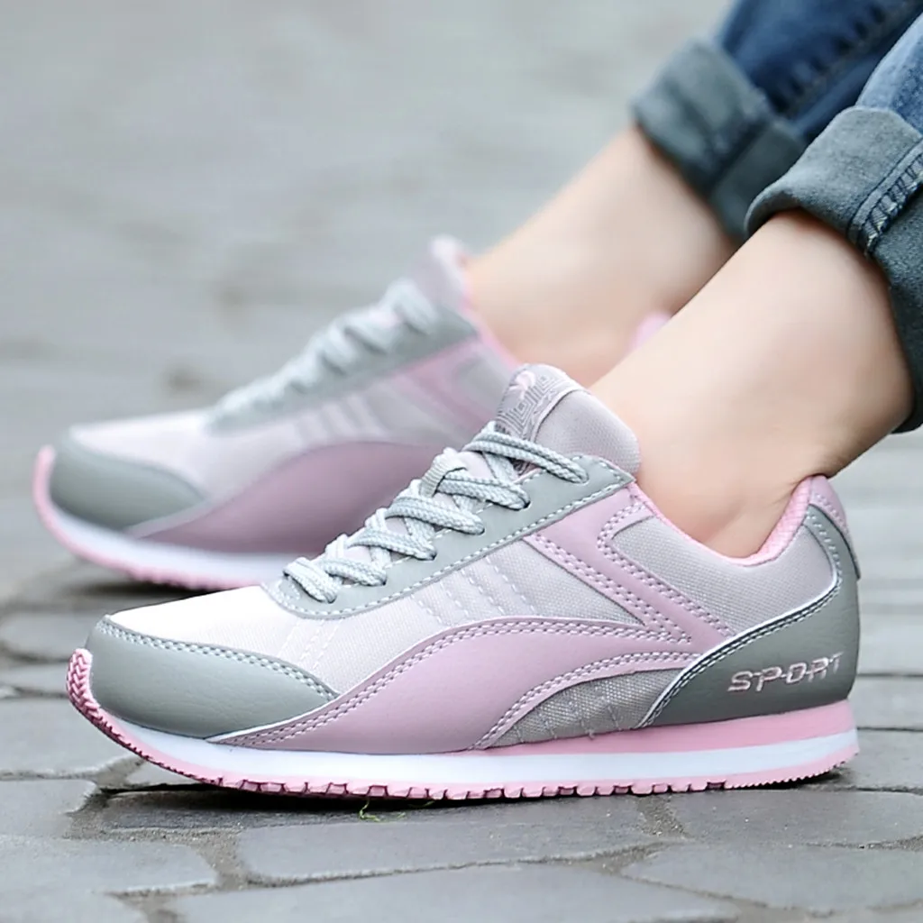Женские кроссовки на платформе SAGACE дышащие для бега ремешке Chaussures 2019 | Обувь
