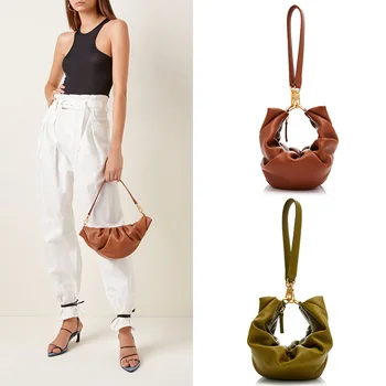 

Korean Tide Dumpling Bag 2020 New Brand Design Fold Armpit Bag Shoulder Croissant Hand Bag Female Handbags Women Famous Brands