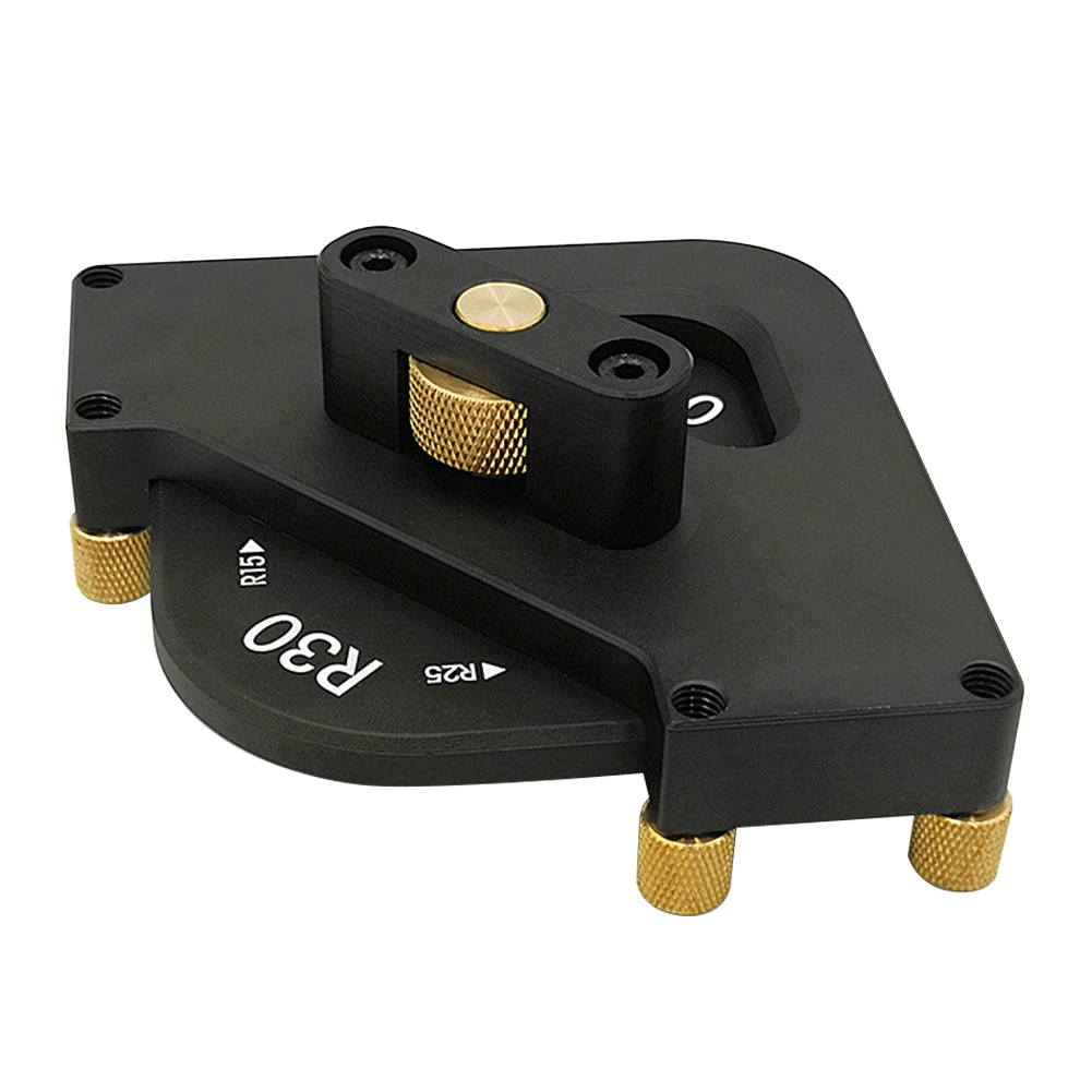 

Universal Cutting Strong Force DIY Tool Home Industry Chamfer Template Easy Use High Accuracy Corner Jig Woodworking Milling