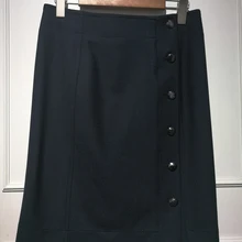 Новая женская модная сексуальная однотонная шерстяная юбка 1010