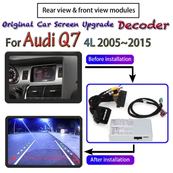 

Front Rear Camera For Audi Q7 4L 2005~2015 Adapter Original Display upgrade system Monitor Reversing Camera MMI Decoder Module