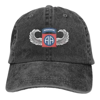 

US Army 82nd Airborne Jump Wings Adjustable Baseball Cap Dad Hat
