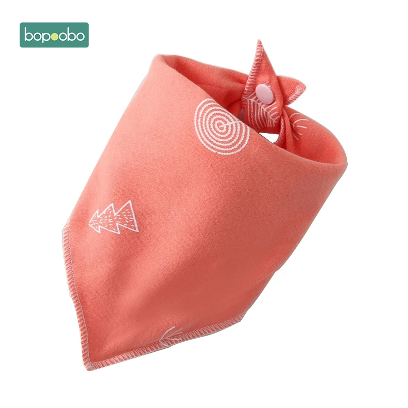 Red Bib Bopoobo/1 шт.; детский нагрудник; Хлопковое полотенце; шарф для ребенка; слюнявчик; предметы для новорожденных; хлопковые банданы; нагрудники для кормления; детские вещи - Цвет: Red Bib