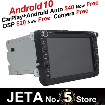 

Fit for MagotanTouran CC Polo Golf Passat Car Radio GPS Music player tape recorder Android 10 64GB Navigation DSP CarPlay IPS