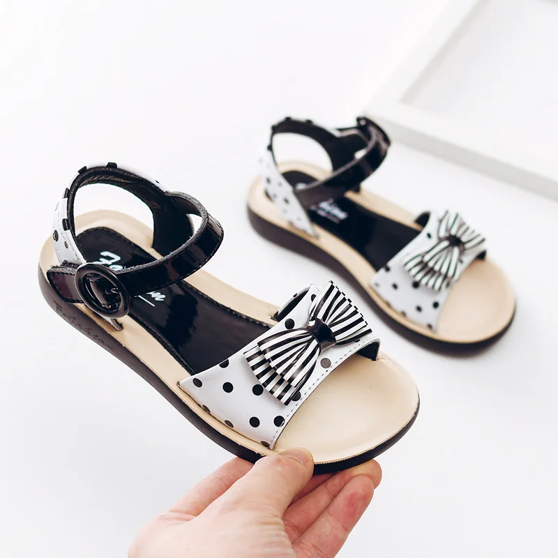 

2019 Summer New Style CHILDREN'S Shoes Girls Princess Shoes Soft Bottom Sandals Casual Anti-slip Korean-style Fashion CHILDREN'S