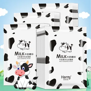 

10pcs Milk Essence Moisturizing Mask Whitening Anti-Wrinkle Skin Repair Smooth Face Mask Skin Care E1