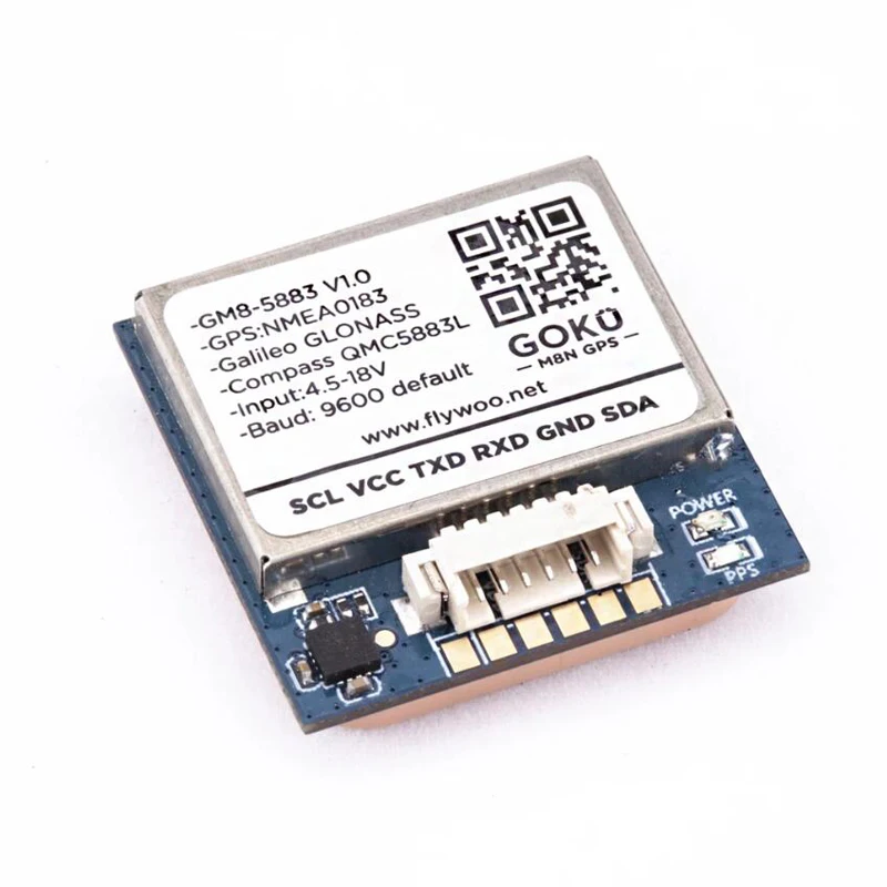 

FLYWOO GM8-5883 V1.0 GPS GLONASS Module For Flight Controller RC Drone FPV Racing Drone FPV Model With Com-pass Dual Module
